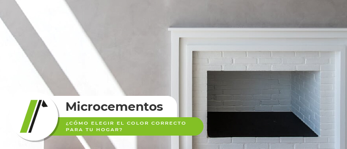 ¿Cómo elegir el color correcto de microcemento para tu hogar?