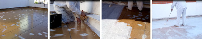 Paso 2: Impermeabilizar terraza